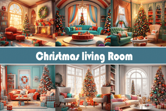 Download Christmas Living Room - Premium Resources